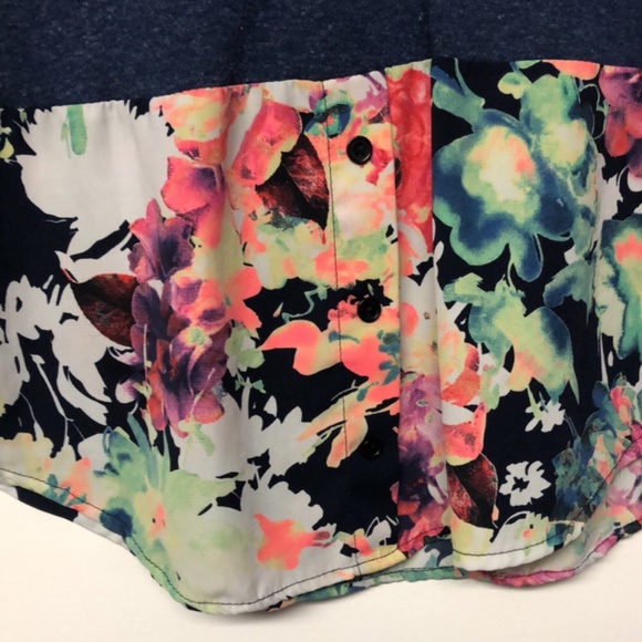 12pm by Mon Ami Floral long Sleeve Tunic - Picture 2 of 5